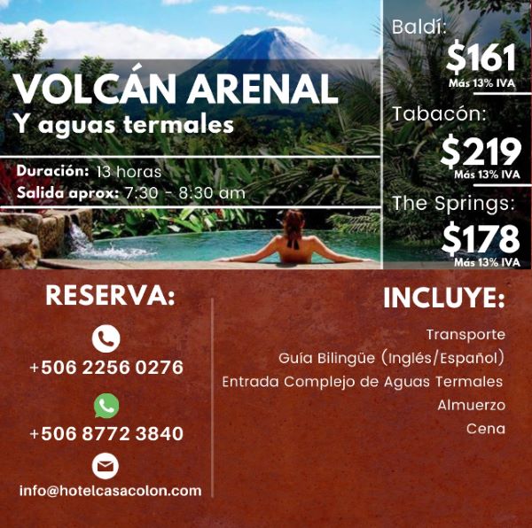 Volcan Arenal Tour
